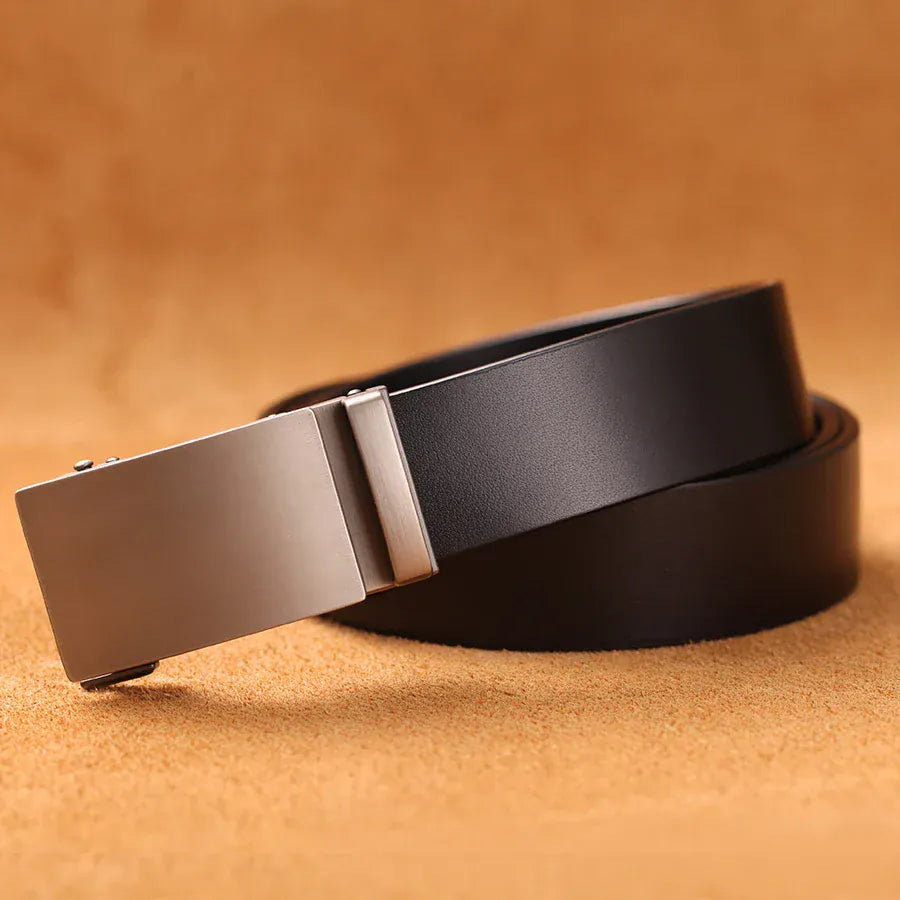 Ceinture Automatique Marron Cuir Homme Micro-Ajustable Ma boutique