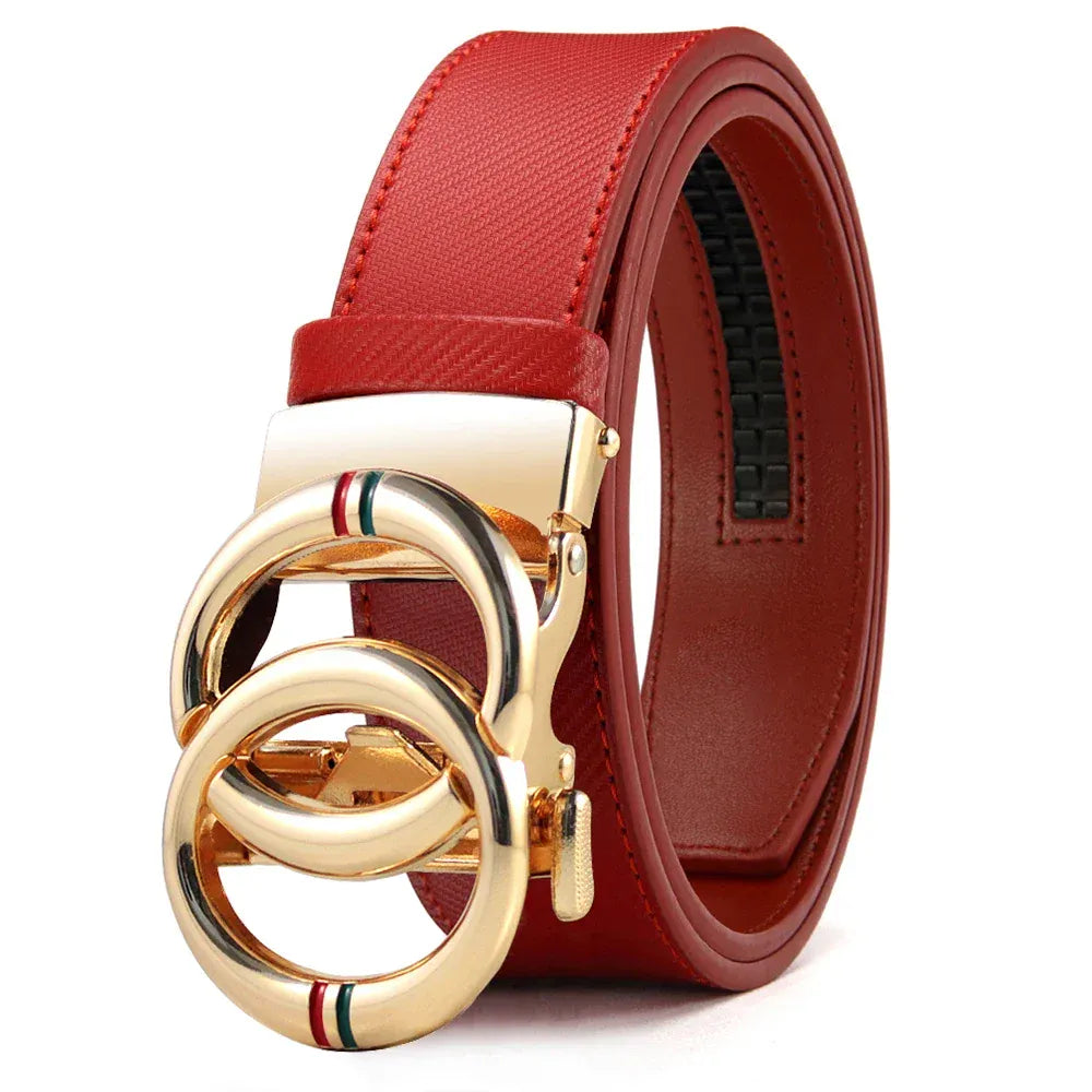 VV / 125cm Ceinture Double Tour Cuir Homme Ma boutique