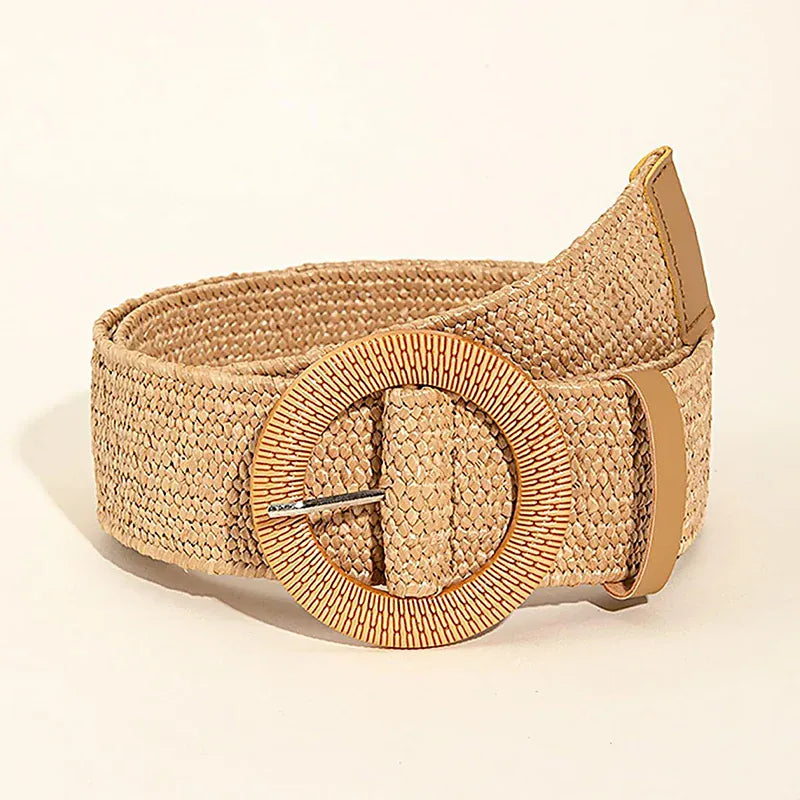 Khaki / 107cm Ceinture en raphia CeinturesCuir