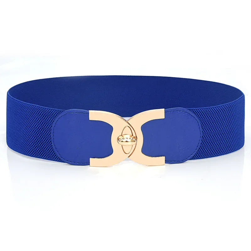 Blue / 70cm Ceinture large camel femme CeinturesCuir