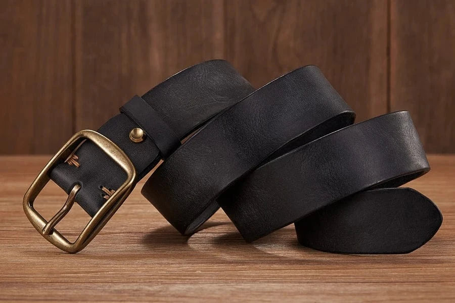 Ceinture Luxe Homme Noir : L'Accessoire du Gentleman Moderne