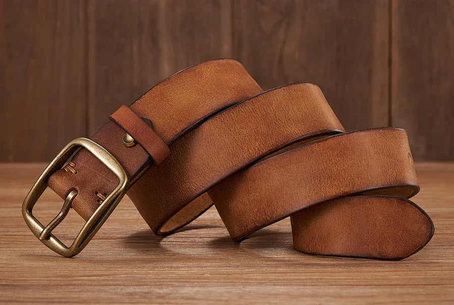 Ceintures Luxe Homme Camel Ma boutique