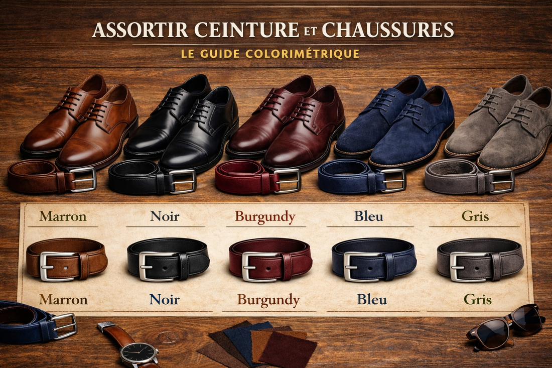Assortir Ceinture et Chaussures : Le Guide Colorimétrique Complet