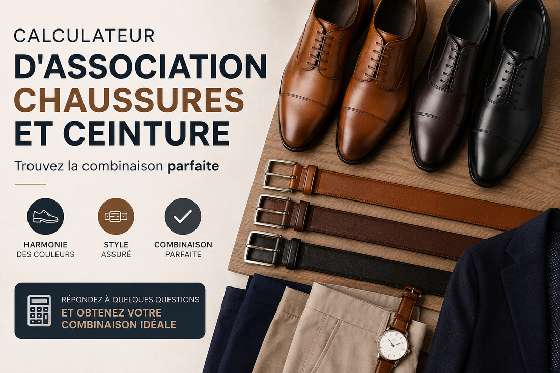 Calculateur d'association chaussures et ceinture : trouvez la combinaison parfaite