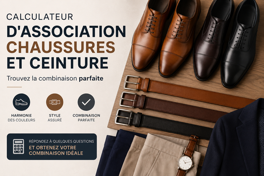 Calculateur d'association chaussures et ceinture : trouvez la combinaison parfaite