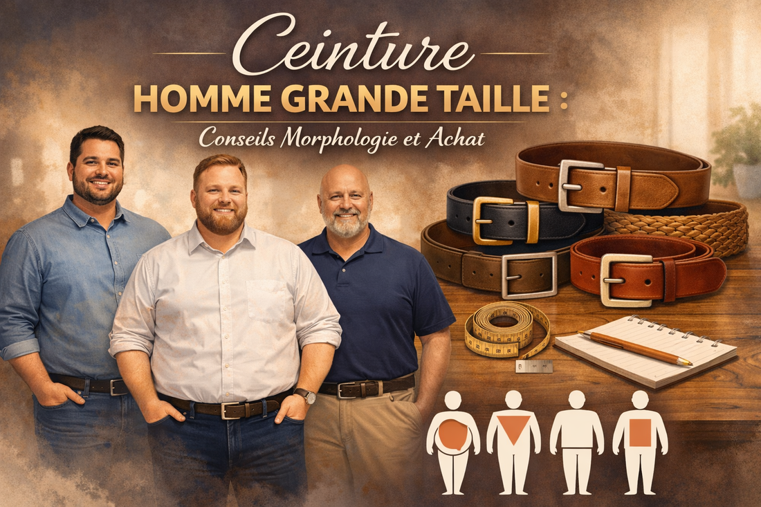 Ceinture homme de grande taille