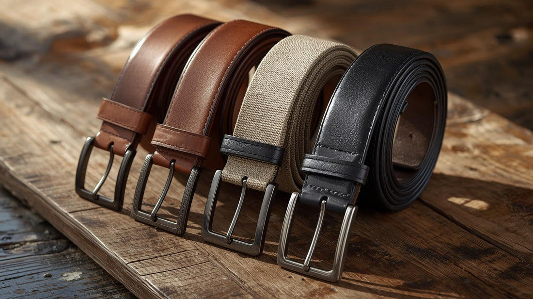 Comment bien choisir une ceinture pour homme en cuir, toile ou simili