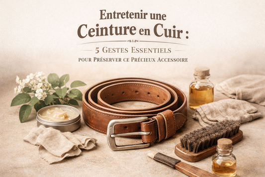 Entretenir une Ceinture en Cuir : 5 Gestes Essentiels pour Préserver ce Précieux Accessoire