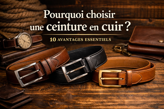 Pourquoi choisir une ceinture en cuir ? 10 avantages essentiels
