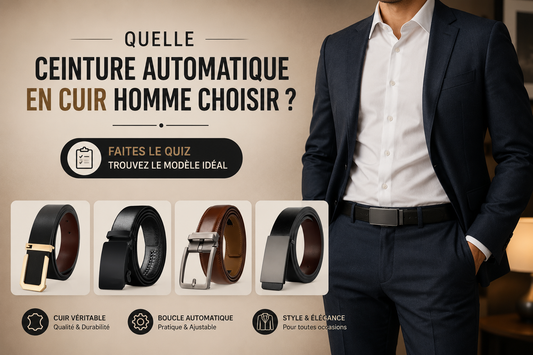 Quelle Ceinture Automatique en Cuir Homme Choisir?