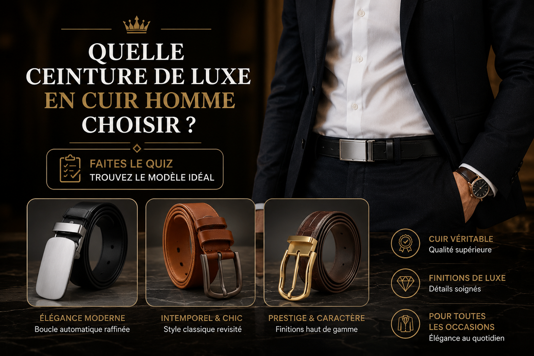 Quelle Ceinture de Luxe en Cuir Homme Choisir