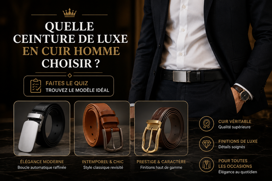 Quelle Ceinture de Luxe en Cuir Homme Choisir