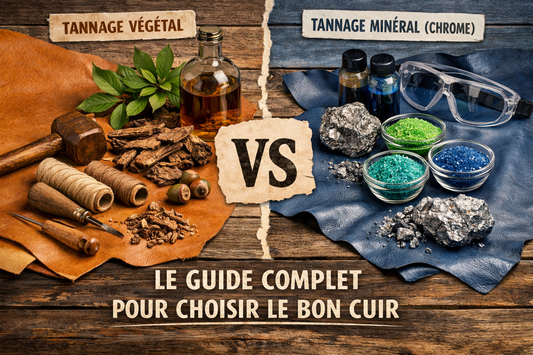 Tannage végétal ou minéral (chrome)  le guide complet pour choisir le bon cuir