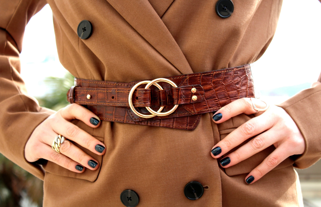 ceinture cuir femme