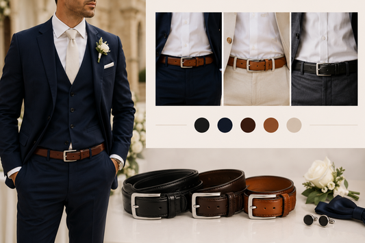 Ceinture cuir pour mariage : comment choisir le modèle parfait selon votre tenue
