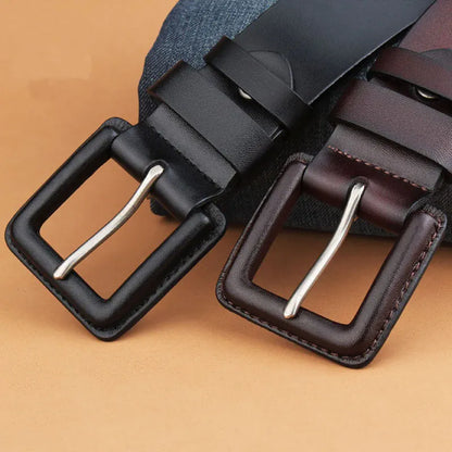 3.8cm wide Designer Belts Men High Quality Genuine Leather Military waist Belt without metal  130CM 140 150 160cm CeinturesCuir