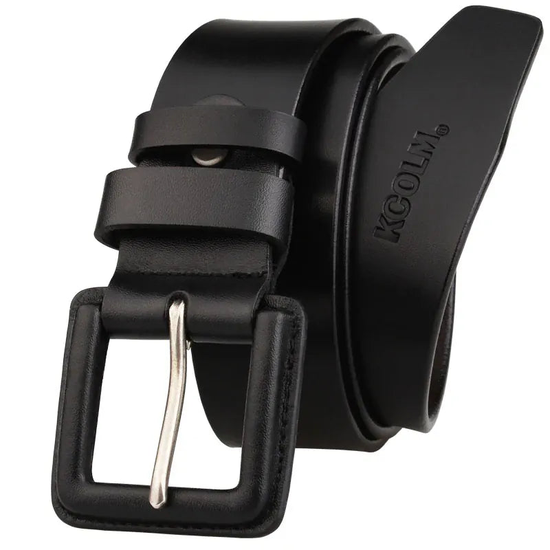 black / 105CM 3.8cm wide Designer Belts Men High Quality Genuine Leather Military waist Belt without metal  130CM 140 150 160cm CeinturesCuir