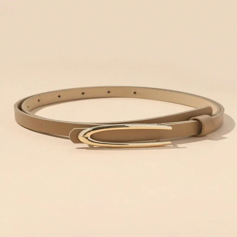 khaki / 105CM A slender waist belt for women, which is a decorative corset and a versatile piece that can be paired with skirts, suits, shirts CeinturesCuir