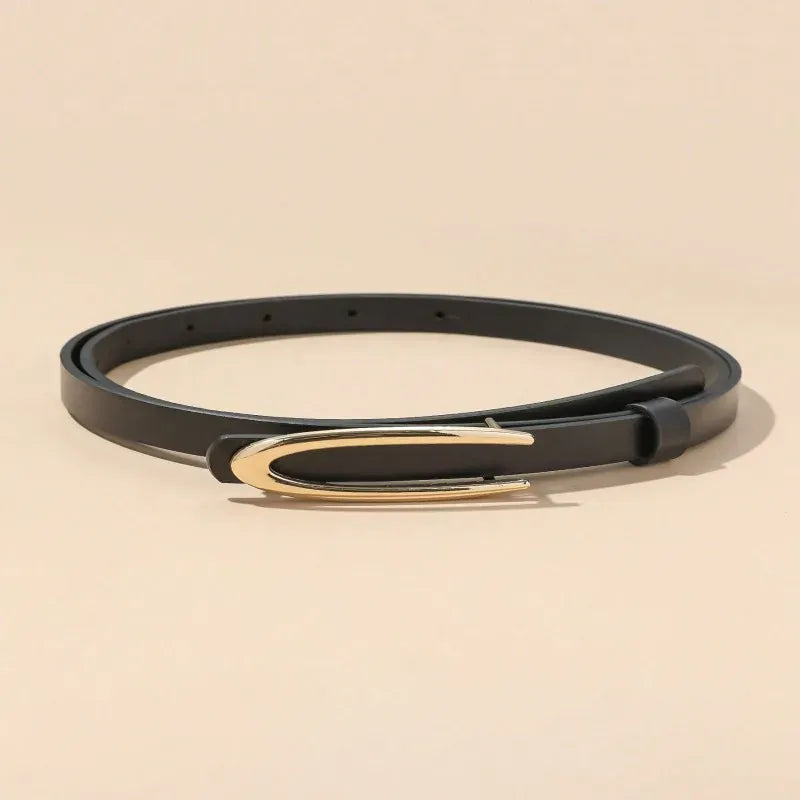 black / 105CM A slender waist belt for women, which is a decorative corset and a versatile piece that can be paired with skirts, suits, shirts CeinturesCuir