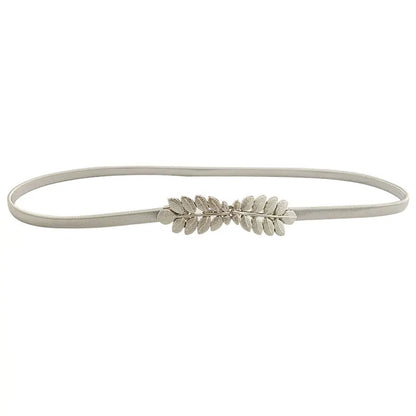 leaf silver / 75cm ceinture argentée femme CeinturesCuir