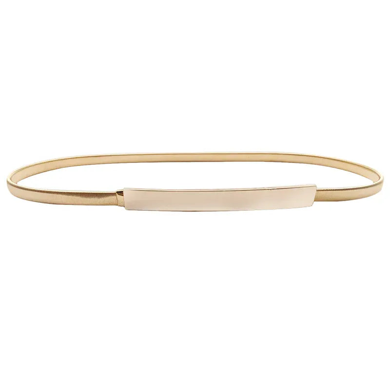 skinny gold / 65cm ceinture argentée femme CeinturesCuir