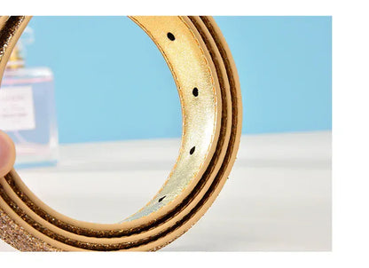 Ceinture argentée pour robe CeinturesCuir