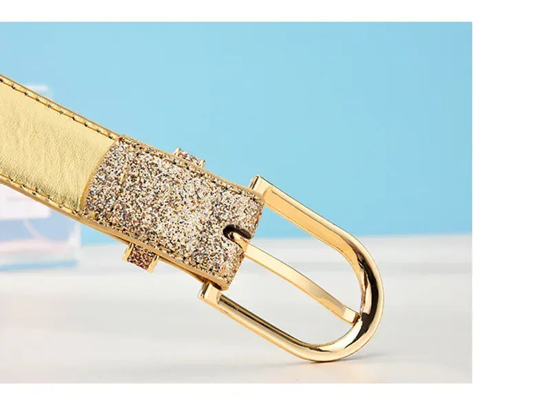 Ceinture argentée pour robe CeinturesCuir