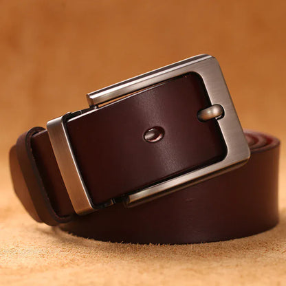 Café / 125cm Ceinture Artisan Cuir Homme Ma boutique