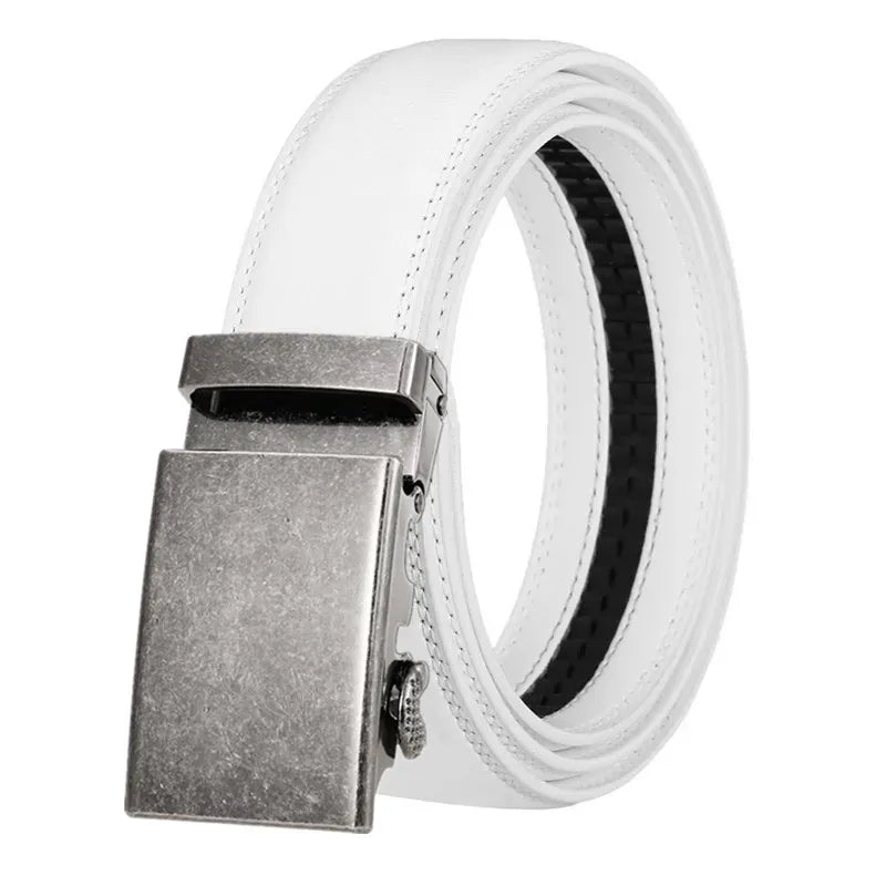 style 12 / 130cm Ceinture automatique Blanc Ma boutique