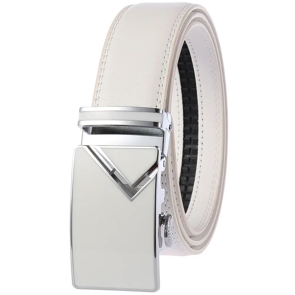 style 6 / 110cm Ceinture automatique Blanc Ma boutique