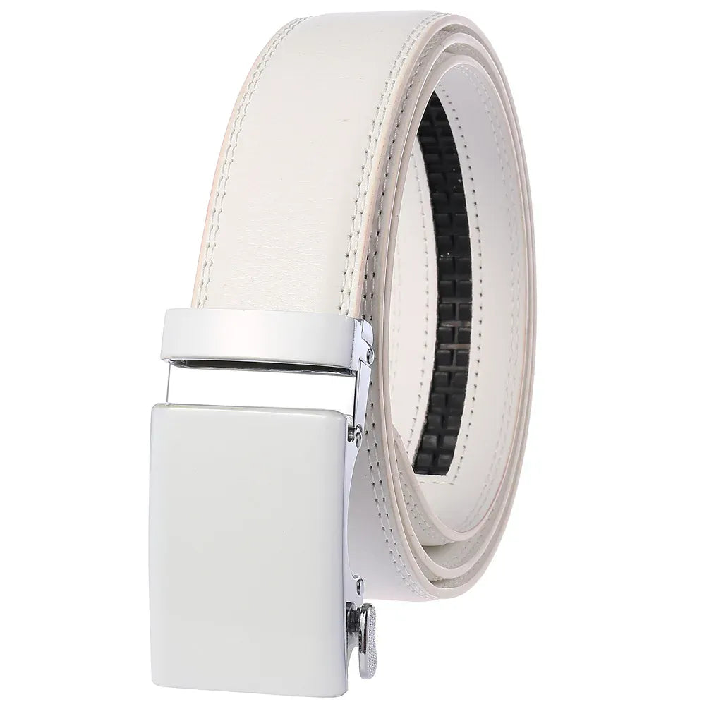 style 8 / 130cm Ceinture automatique Blanc Ma boutique