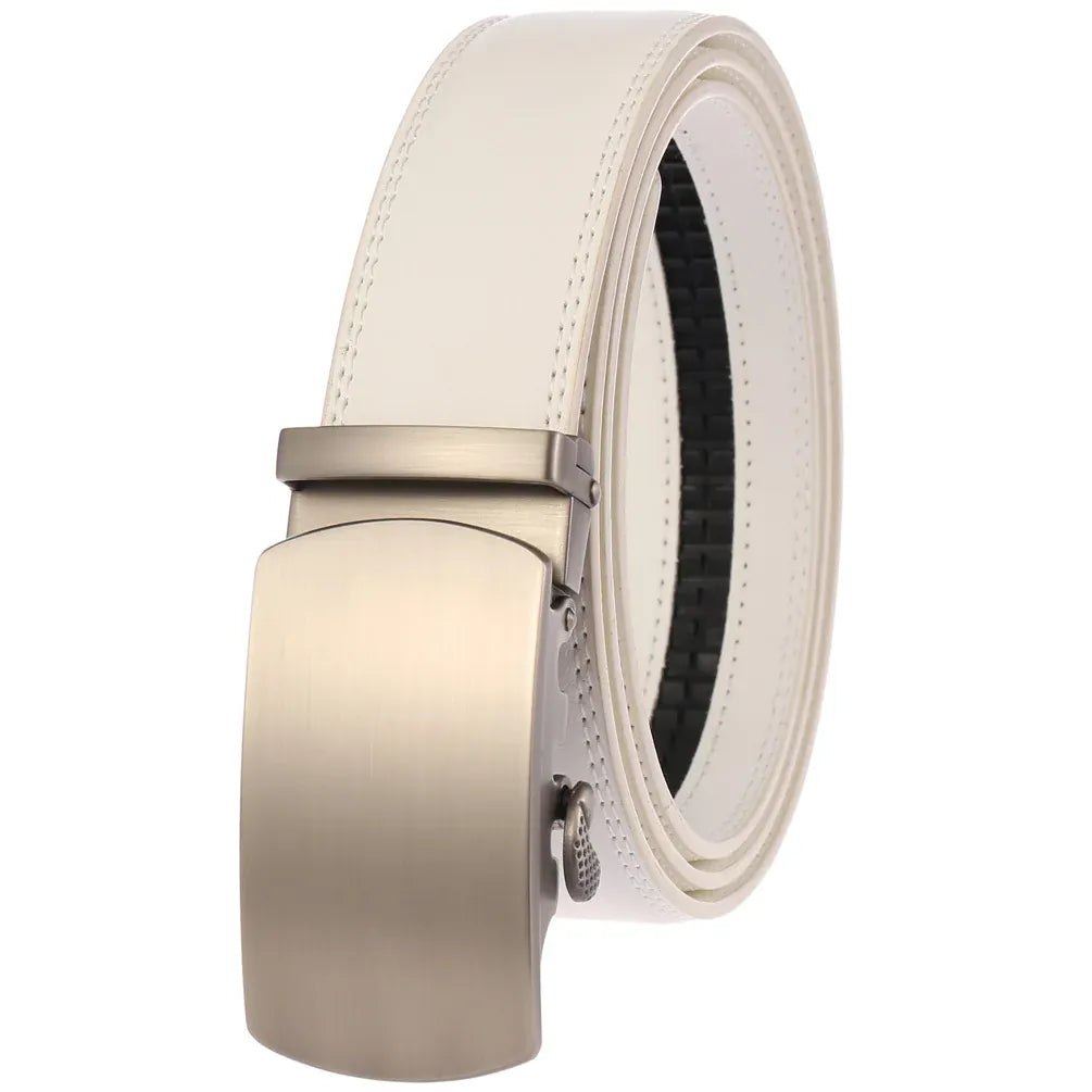 style 10 / 130cm Ceinture automatique Blanc Ma boutique