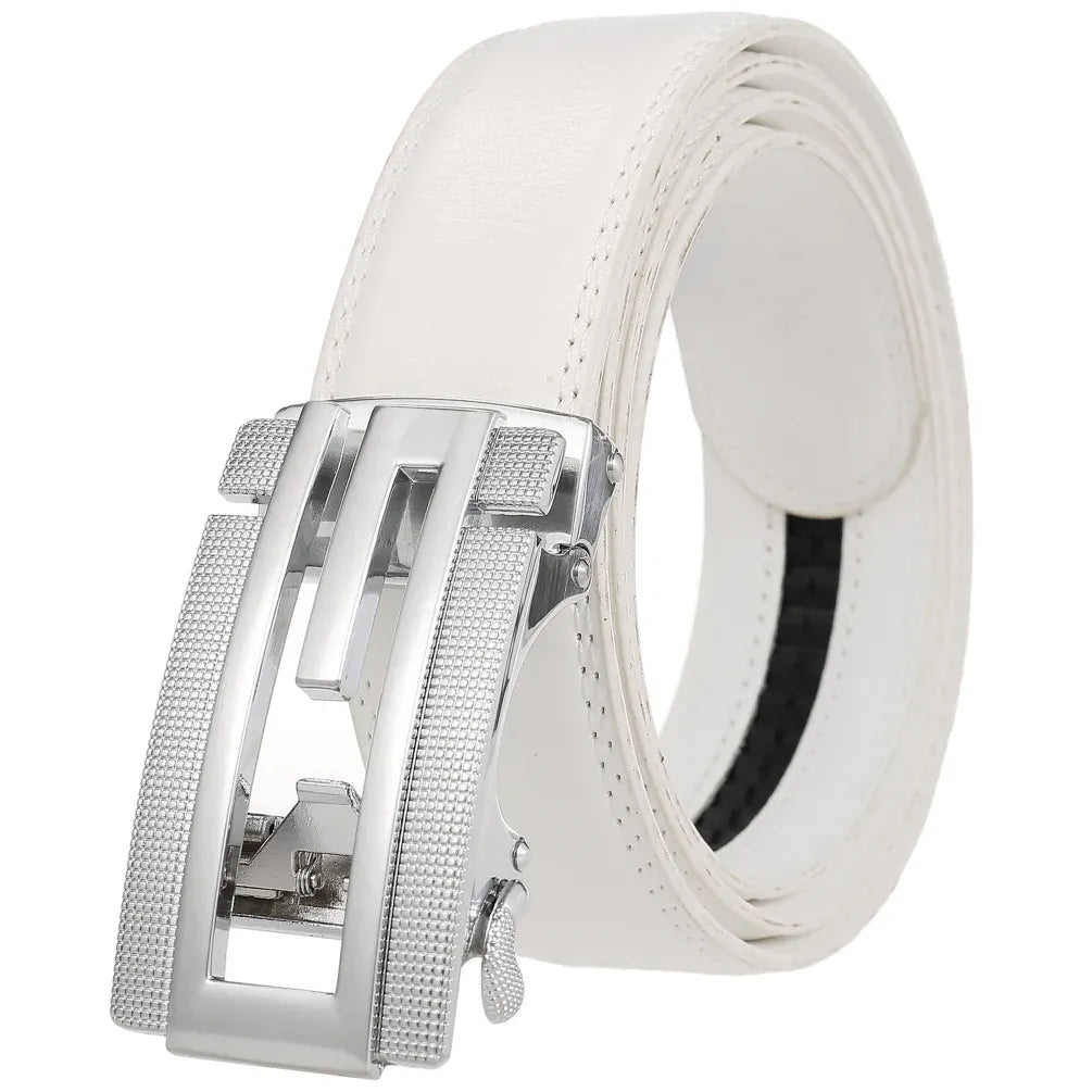 01 / 110cm Ceinture Automatique Blanche Ma boutique