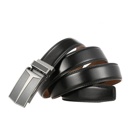 Ceinture Automatique Homme Boucle Argentée Ma boutique