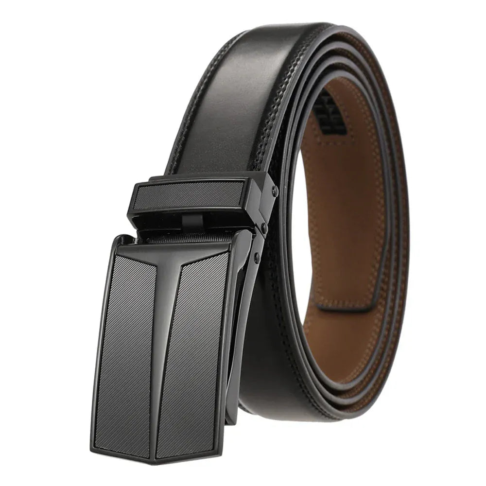 Noir 1 / 120cm Ceinture Automatique Homme Boucle Argentée Ma boutique