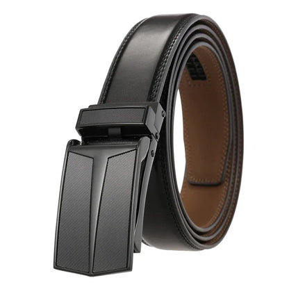 Noir 1 / 120cm Ceinture Automatique Homme Boucle Argentée Ma boutique