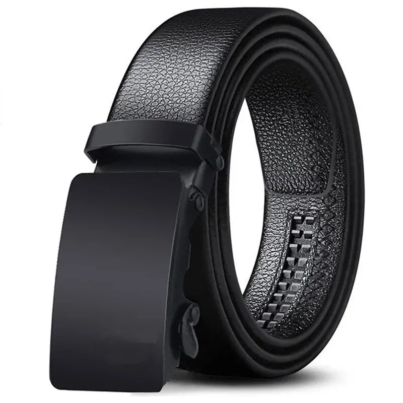 Ceinture Automatique Homme Cuir Noir Grain Florentine Ma boutique
