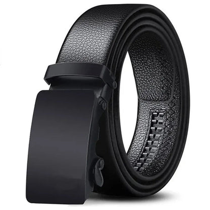 Ceinture Automatique Homme Cuir Noir Grain Florentine Ma boutique