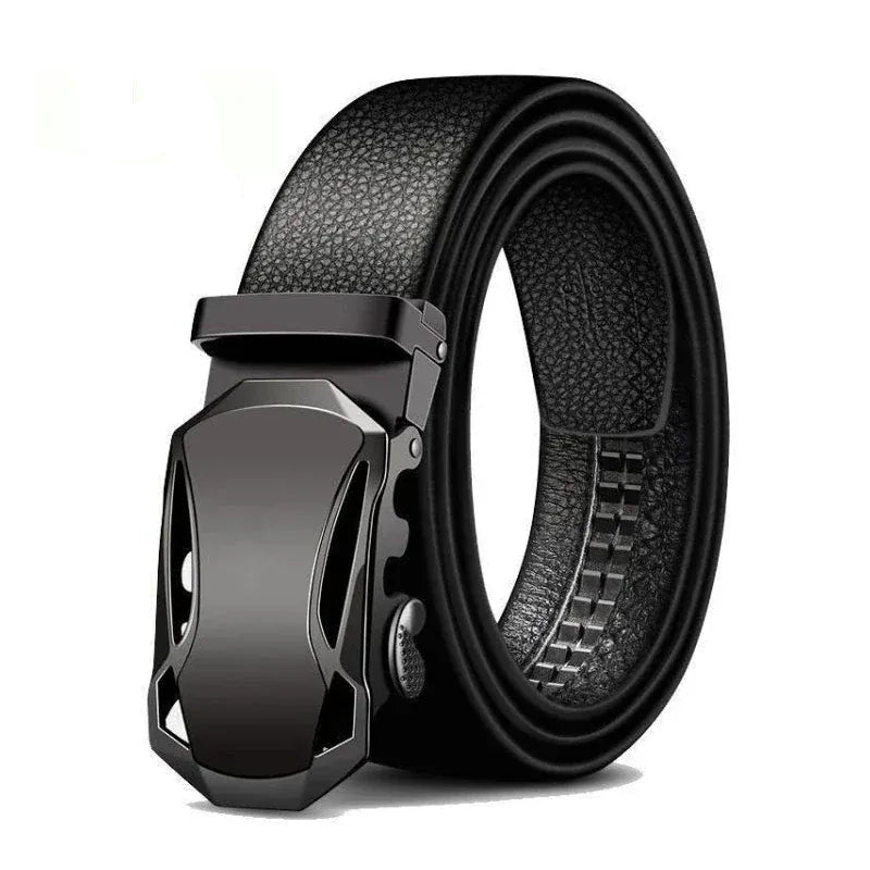 Ceinture Automatique Homme Cuir Noir Grain Florentine Ma boutique