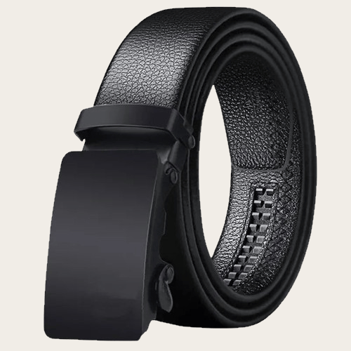 Ceinture Automatique Homme Cuir Noir Grain Florentine Ma boutique