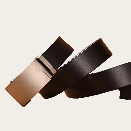Ceinture Automatique Marron Cuir Homme Micro-Ajustable Ma boutique