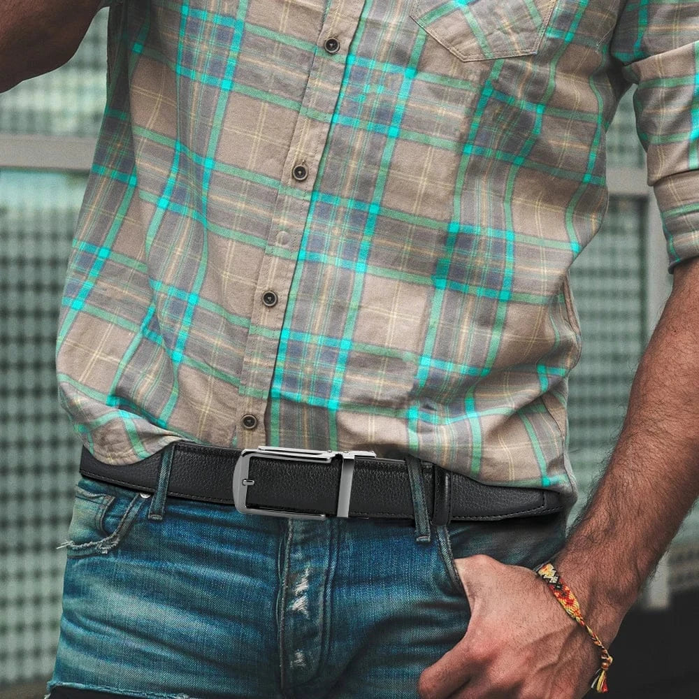 Ceinture Automatique Marron Système Click Moderne Ma boutique