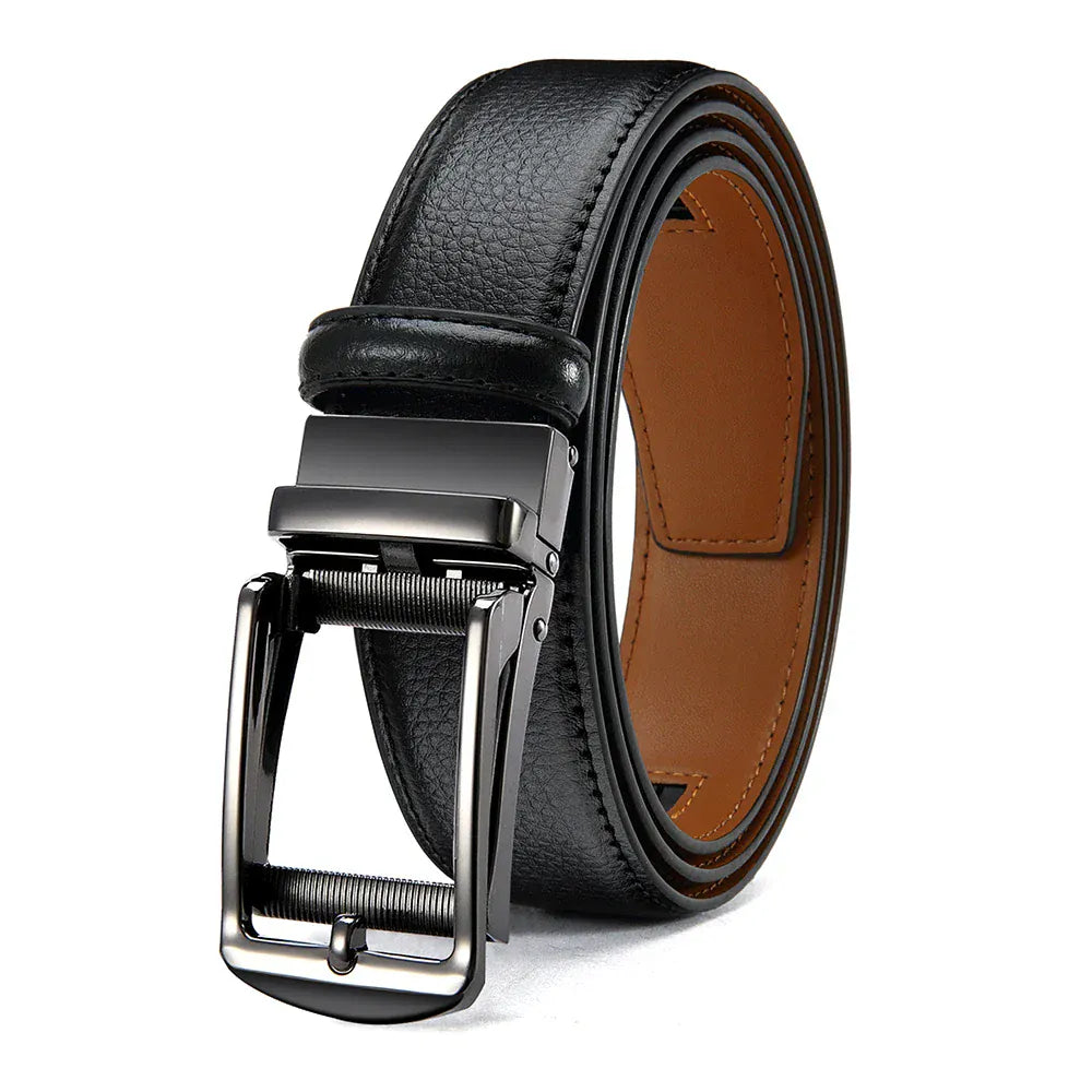 Noir / 125cm Ceinture Automatique Marron Système Click Moderne Ma boutique