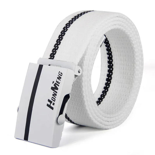 Ceinture Automatiques Homme Tissus : Pour Votre Style Blanc