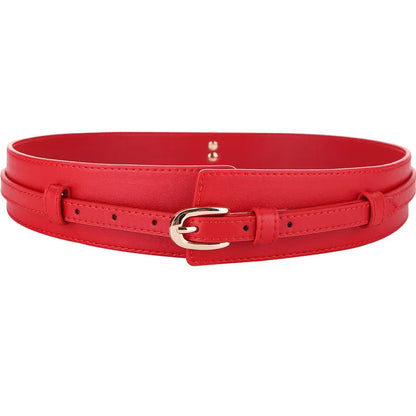 Red / 95cm / China Mainland Ceinture blanche large femme pour robe CeinturesCuir