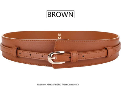 Ceinture blanche large femme pour robe CeinturesCuir