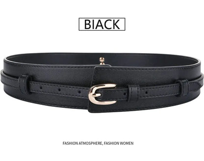 Ceinture blanche large femme pour robe CeinturesCuir
