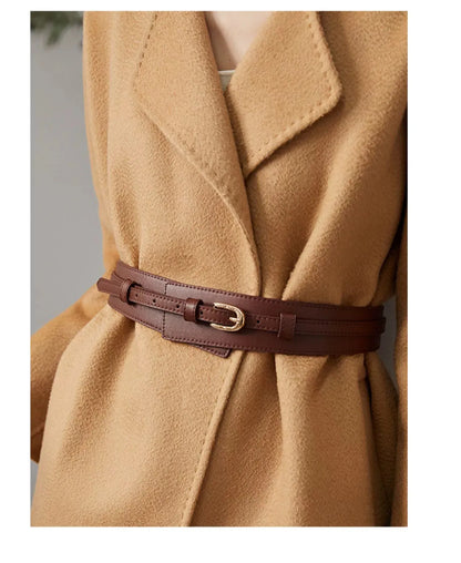 Ceinture blanche large femme pour robe CeinturesCuir