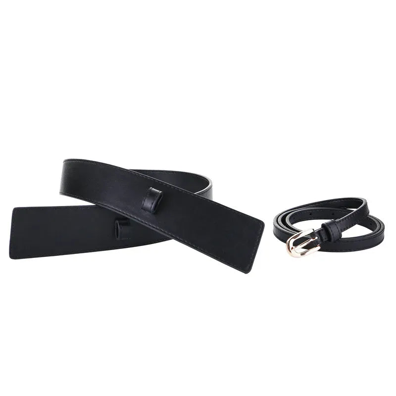 Ceinture blanche large femme pour robe CeinturesCuir