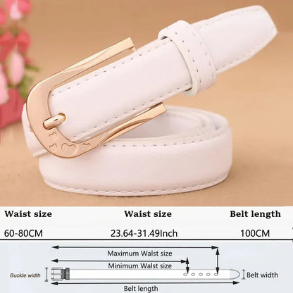 G / 100cm Ceinture blanche pour femme CeinturesCuir
